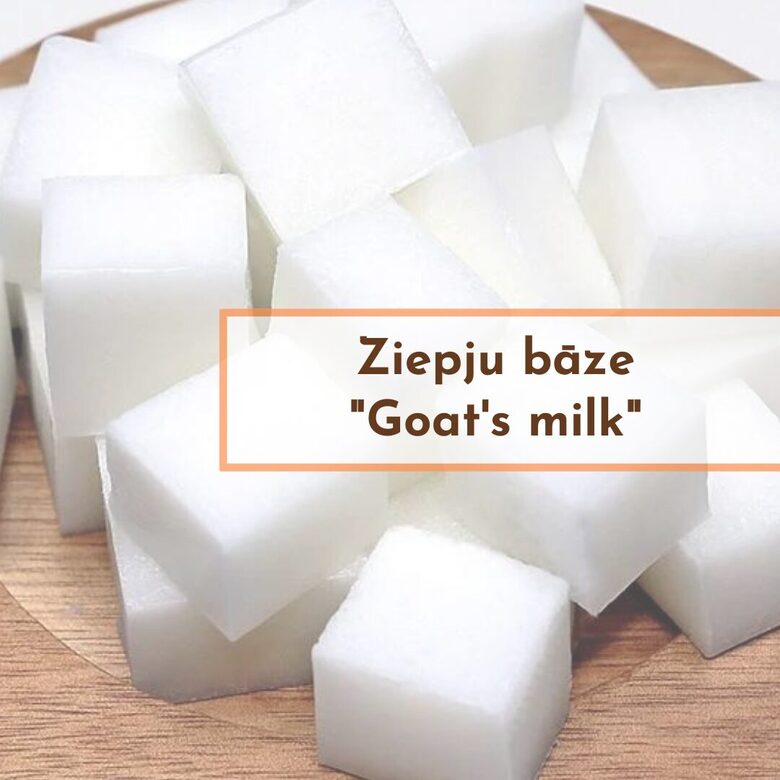 Ziepju bāze ar kazas pienu
