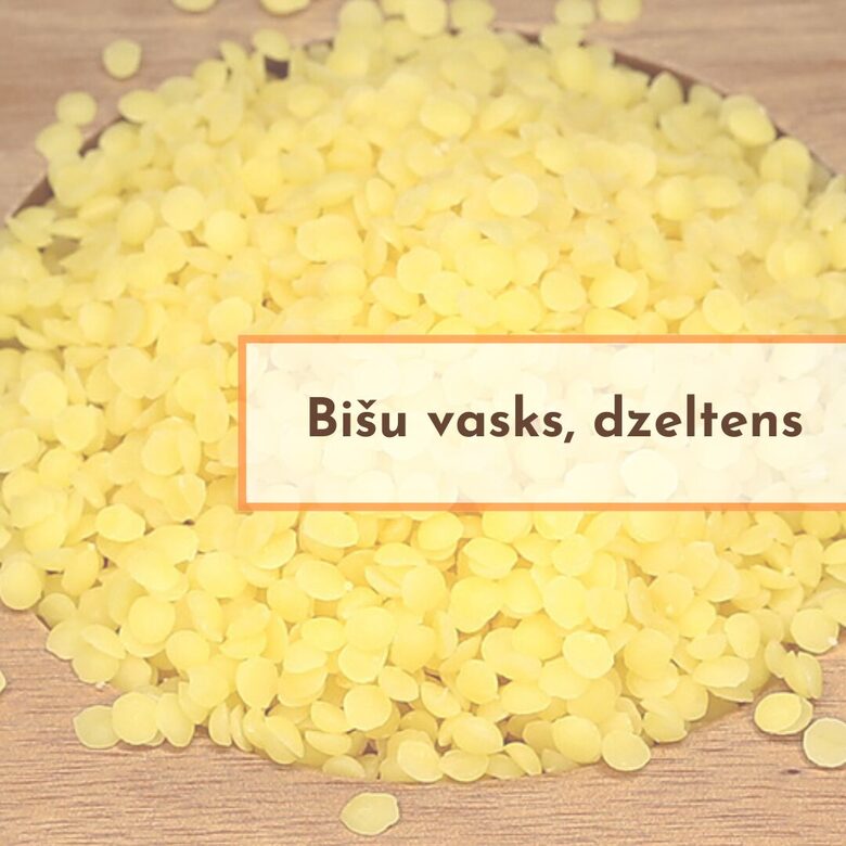 Bišu vasks, dzeltens