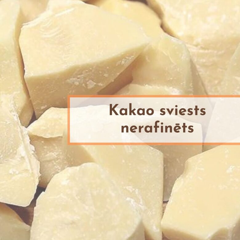 Kakao sviests, nerafinēts