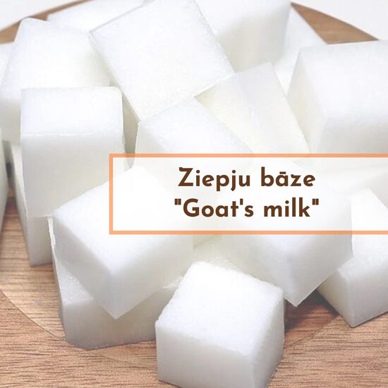 Ziepju bāze ar kazas pienu