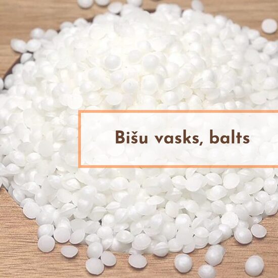 Bišu vasks, balts